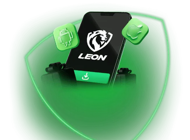 Grafika promocyjna LEON — aplikacja na Androida